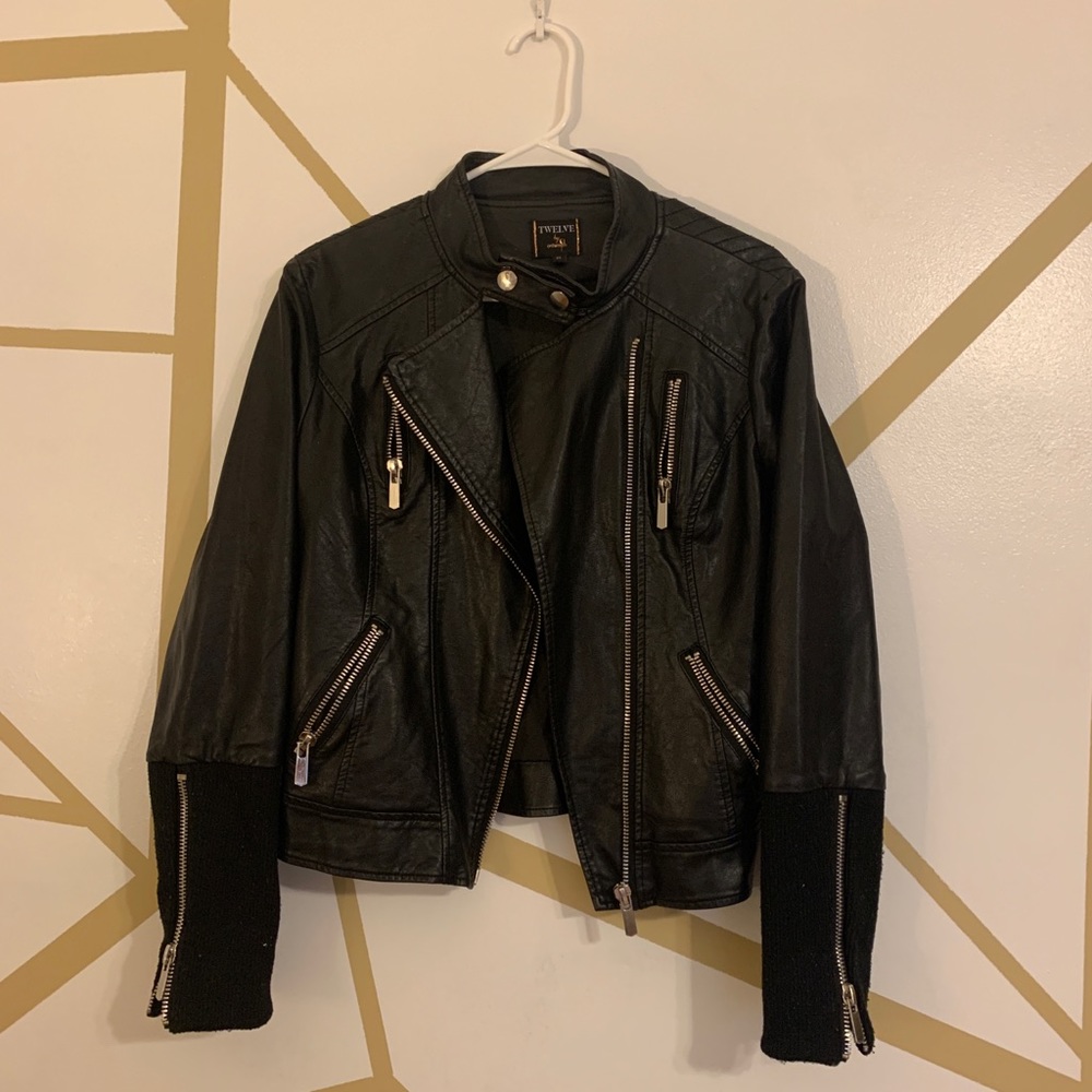 Leather Jacket by TWELVE Medium